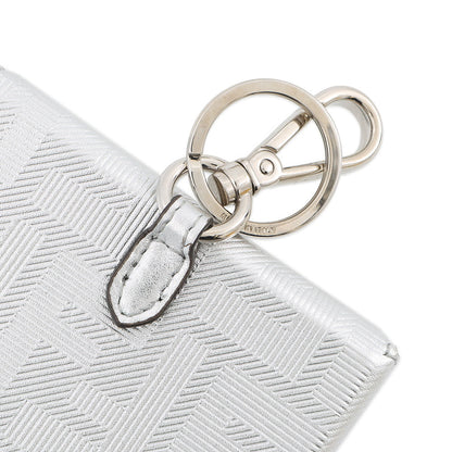 FENDI Nano Bucket Bag Charm Silver/Black7AS206 Leather Rovelle Bags