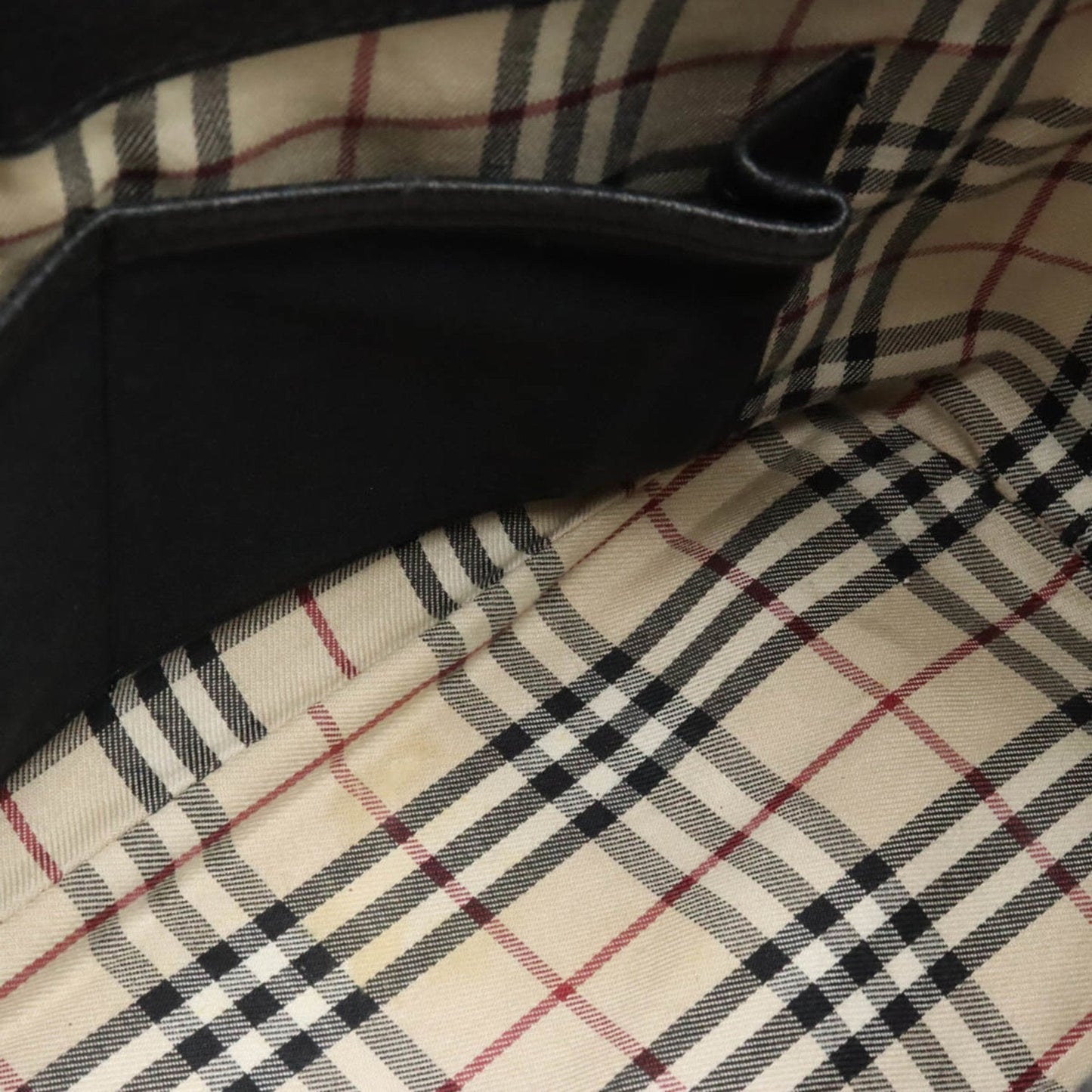 Burberry Nova Brand Leather Black Shoulder Bag Style 4