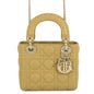Dior Lady Dior 2Way Handbag Olivem0505Onge Lambskin Size Mini Rovelle Bags