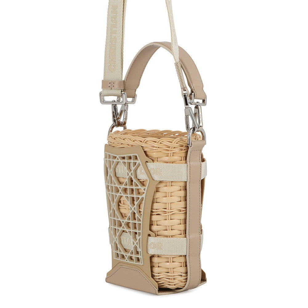 Dior Sahara 2-Way Bucket Bag Beige2Eskh376Bas Raffia Leather Rubber Rovelle Bags