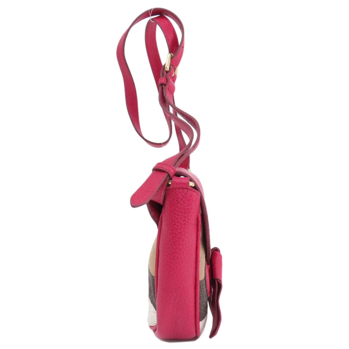 Burberry Nova Brand Leather Pink Shoulder Bag