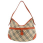 Burberry Nova Brand Canvas White Shoulder Bag Style 33