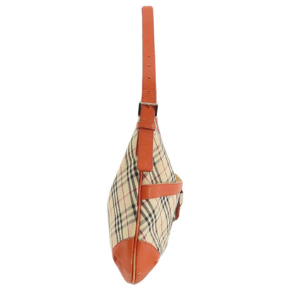 Burberry Nova Brand Canvas White Shoulder Bag Style 33