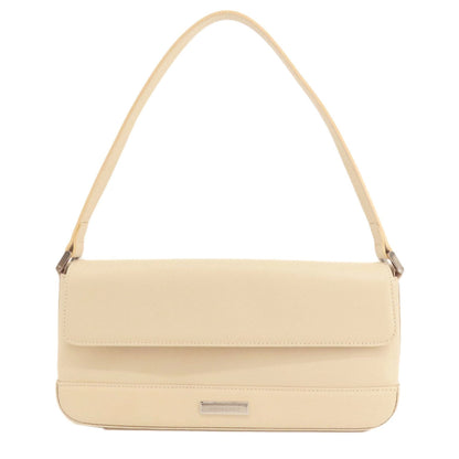 Burberry Brand Leather White Shoulder Bag Style 6