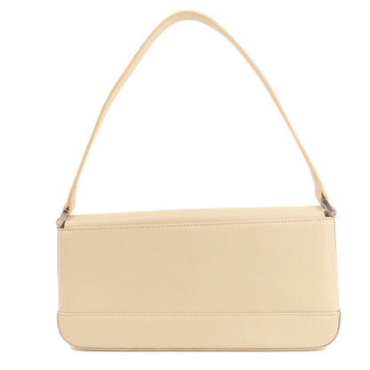Burberry Brand Leather White Shoulder Bag Style 6
