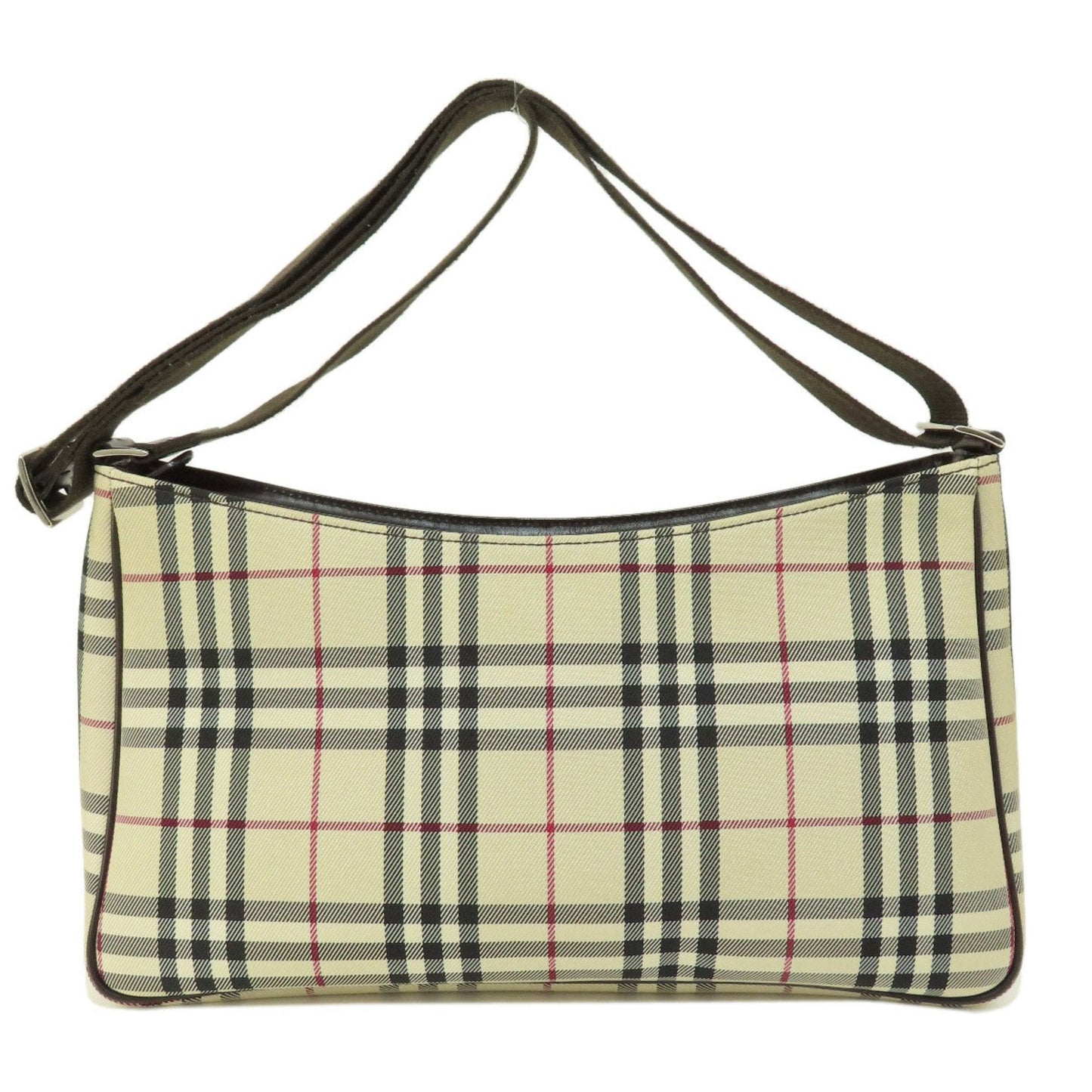 Burberry Nova Brand Canvas White Shoulder Bag Style 32