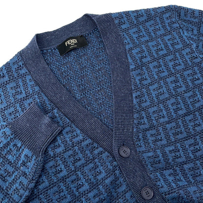 FENDI cardigan Size Chronomat 44 BlueFZC433 Linen80% Cotton14% Silk4% Polyurethane2% Rovelle Bags