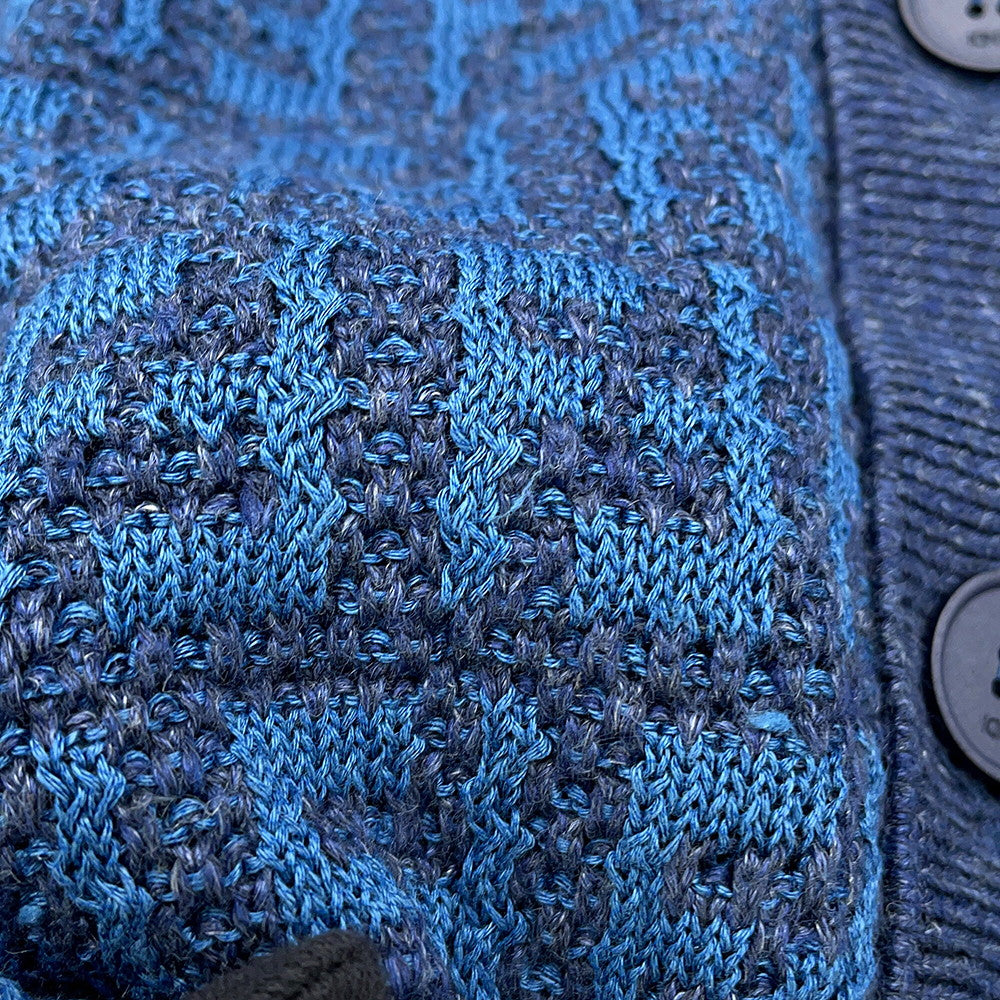 FENDI cardigan Size Chronomat 44 BlueFZC433 Linen80% Cotton14% Silk4% Polyurethane2% Rovelle Bags