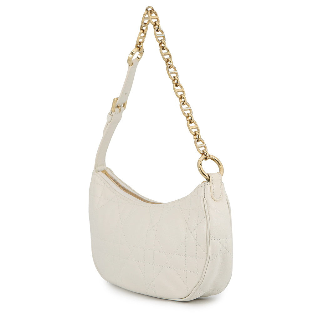 Dior Macrocannage Cd Lounge Hobo Bag Latte Whitem22626Fbe Lambskin Rovelle Bags