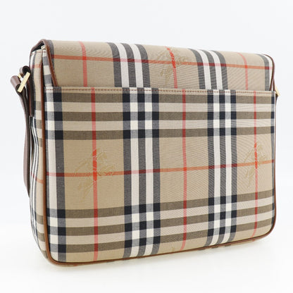Burberry Brand Canvas White Shoulder Bag Style 16