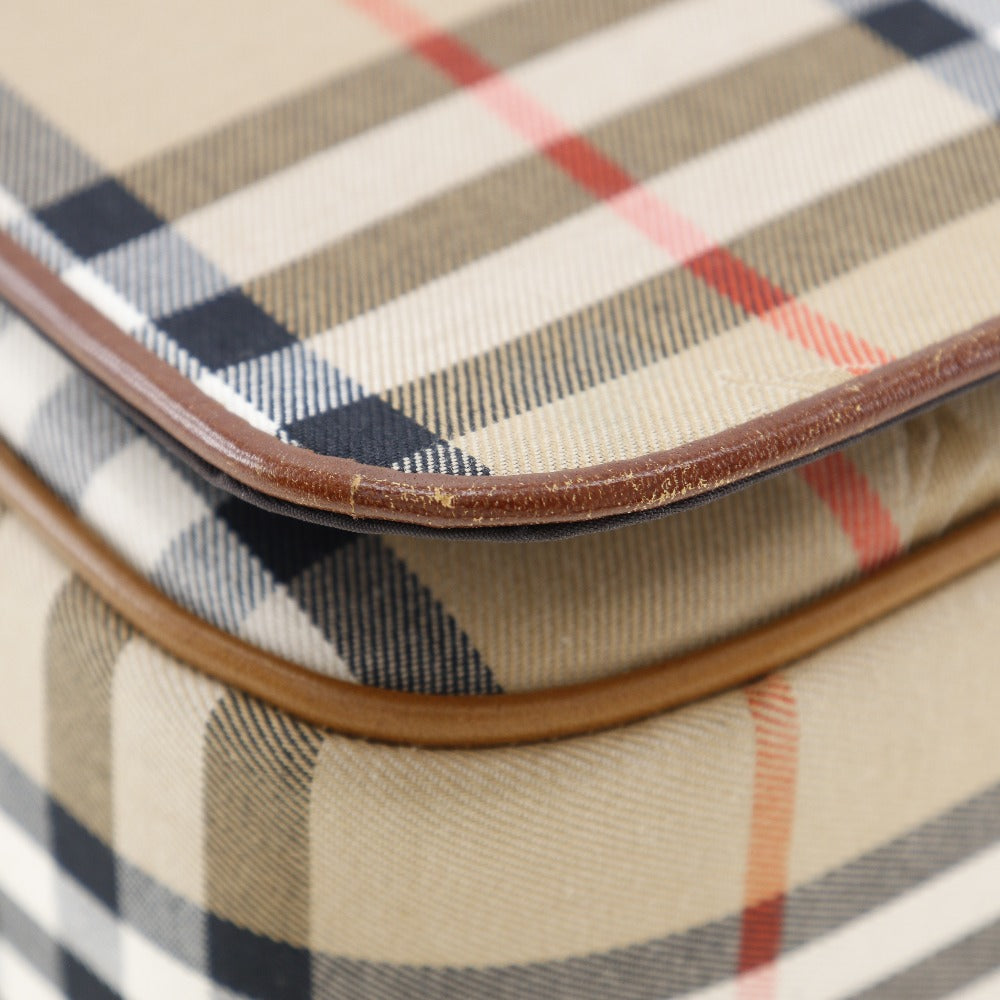 Burberry Brand Canvas White Shoulder Bag Style 16