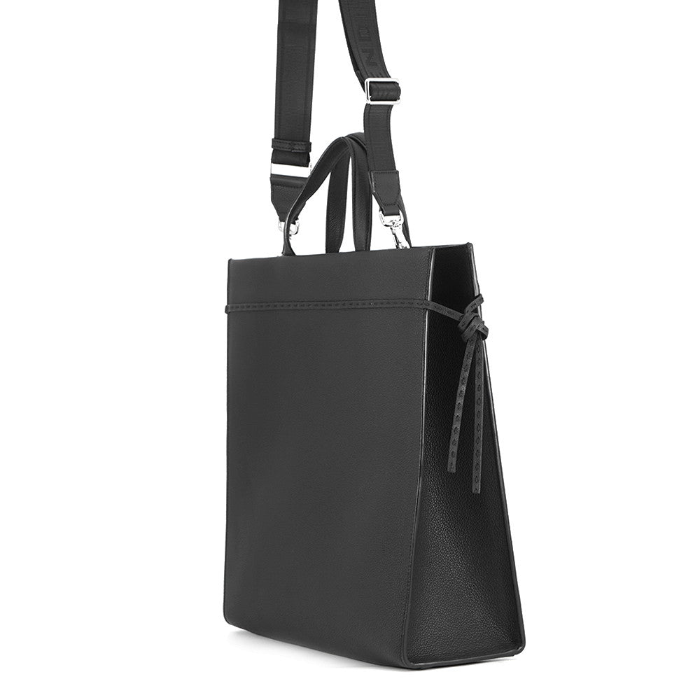 FENDI go to shopper Black7VA583 Leather Size Medium Rovelle Bags