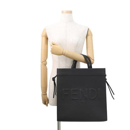FENDI go to shopper Black7VA583 Leather Size Medium Rovelle Bags