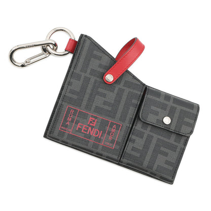 FENDI Pocket Bag Charm Gray7AR759 PVC Leather Rovelle Bags