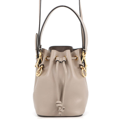 FENDI Montresor 2WAY Bag Beige8BS010 Leather Size Mini Rovelle Bags