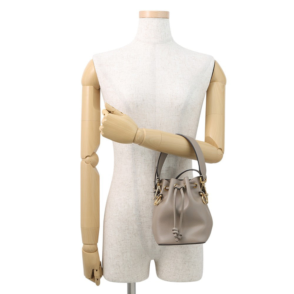 FENDI Montresor 2WAY Bag Beige8BS010 Leather Size Mini Rovelle Bags