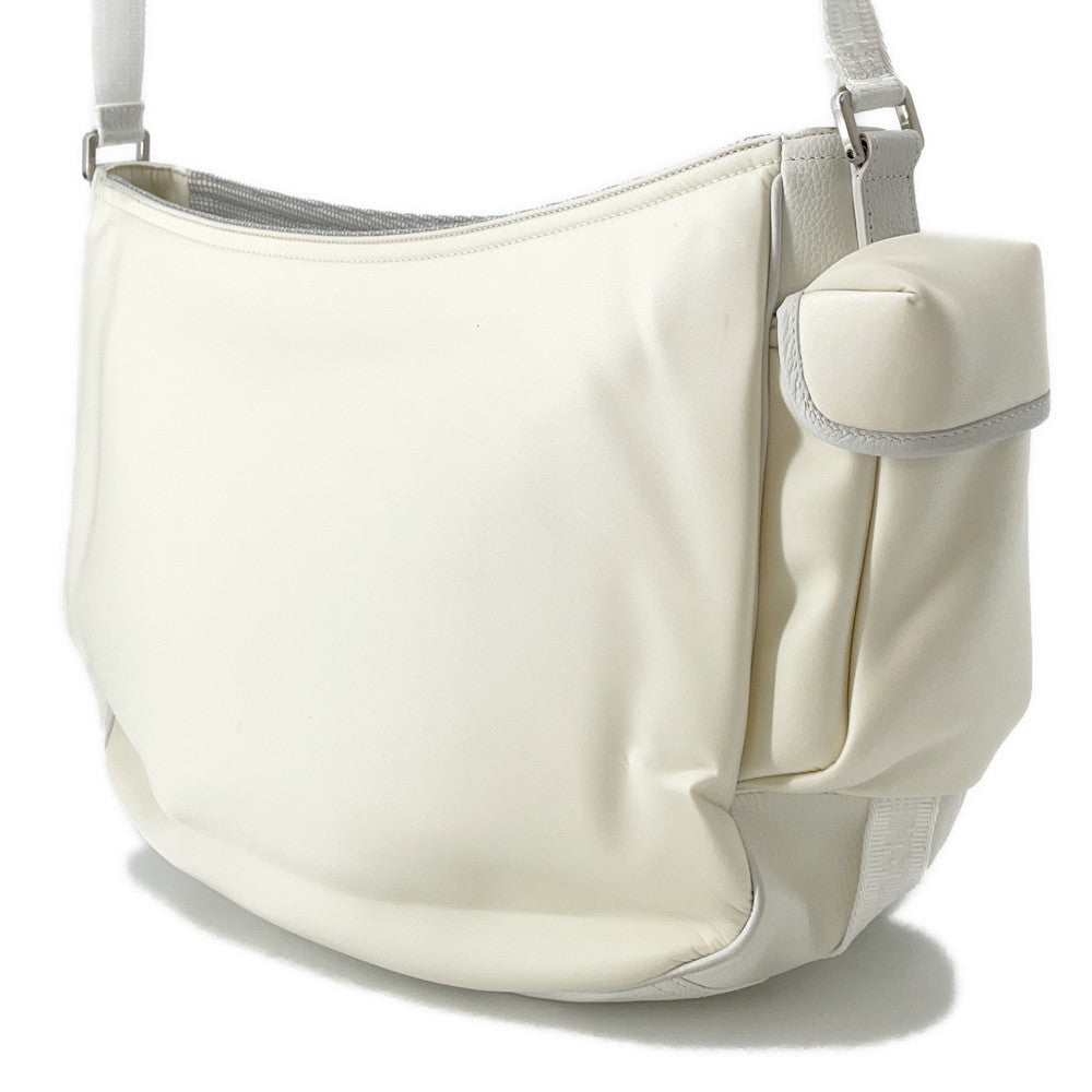 Dior Saddle Messenger Bag Sacai Collaboration Ivory1Adho029Usg Nylon Leather Rovelle Bags