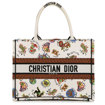 Dior Book Tote Canvas White Tote Bag Canvas Rovelle Bags