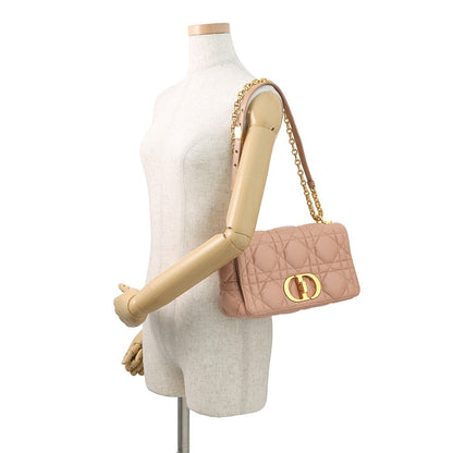 Dior Macrocannage Caro Shoulder Bag Jasmin Flowerm9242Ungk Calf Leather Size Medium Rovelle Bags