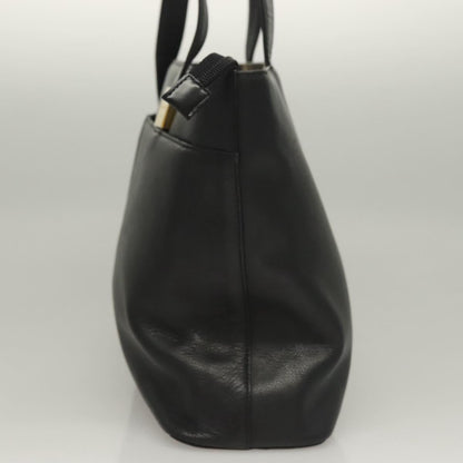 Burberry Black Leather Tote Bag ( )