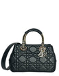 Christian Dior Black Leather Cannage Quilted The Lady 95 22 Bag Rovelle Bags