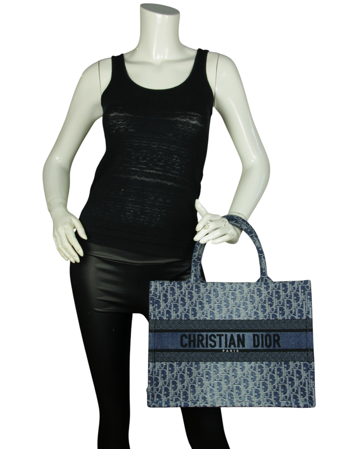 Christian Dior Denim Ombre Medium Book Tote Rovelle Bags