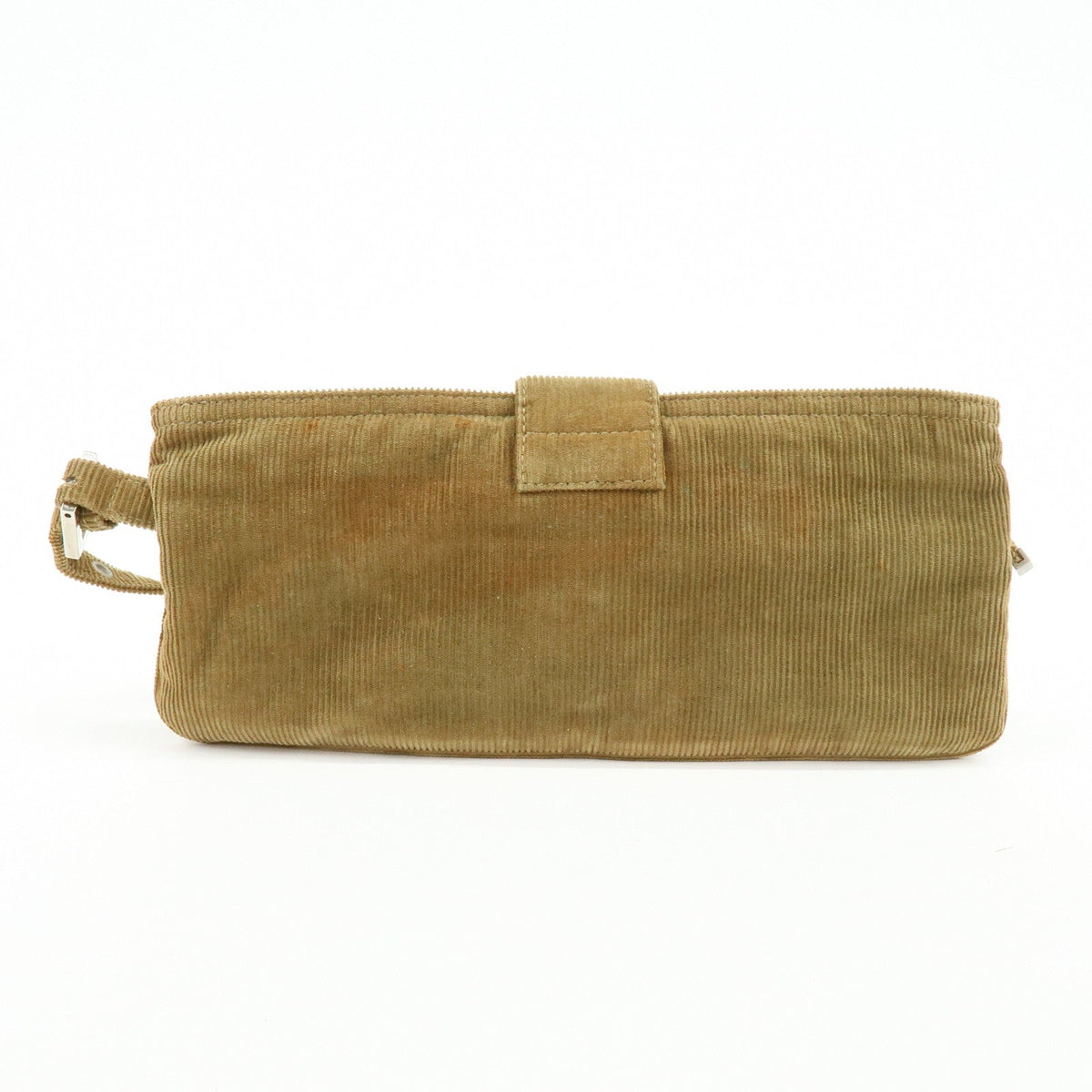 FENDI Corduroy Shoulder Bag Crossbody Bag Brown 26685 Rovelle Bags