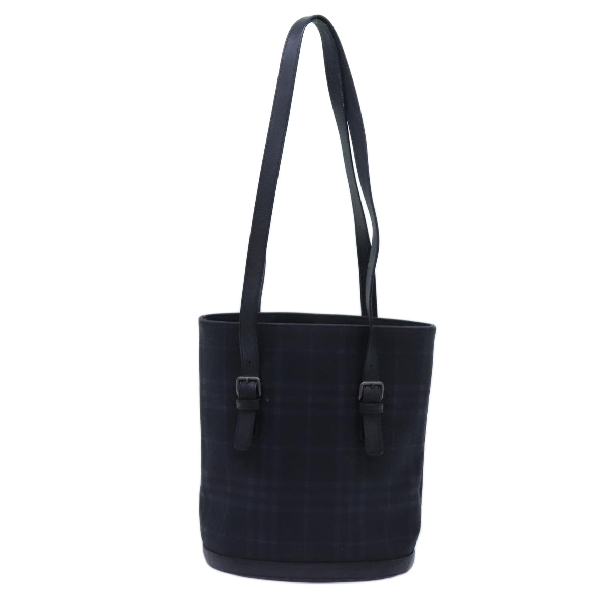 Burberry Nova Brand Canvas Blue Shoulder Bag