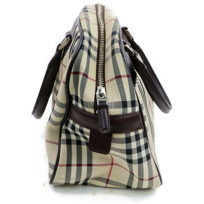 Burberry London Nylon Brown Handbag