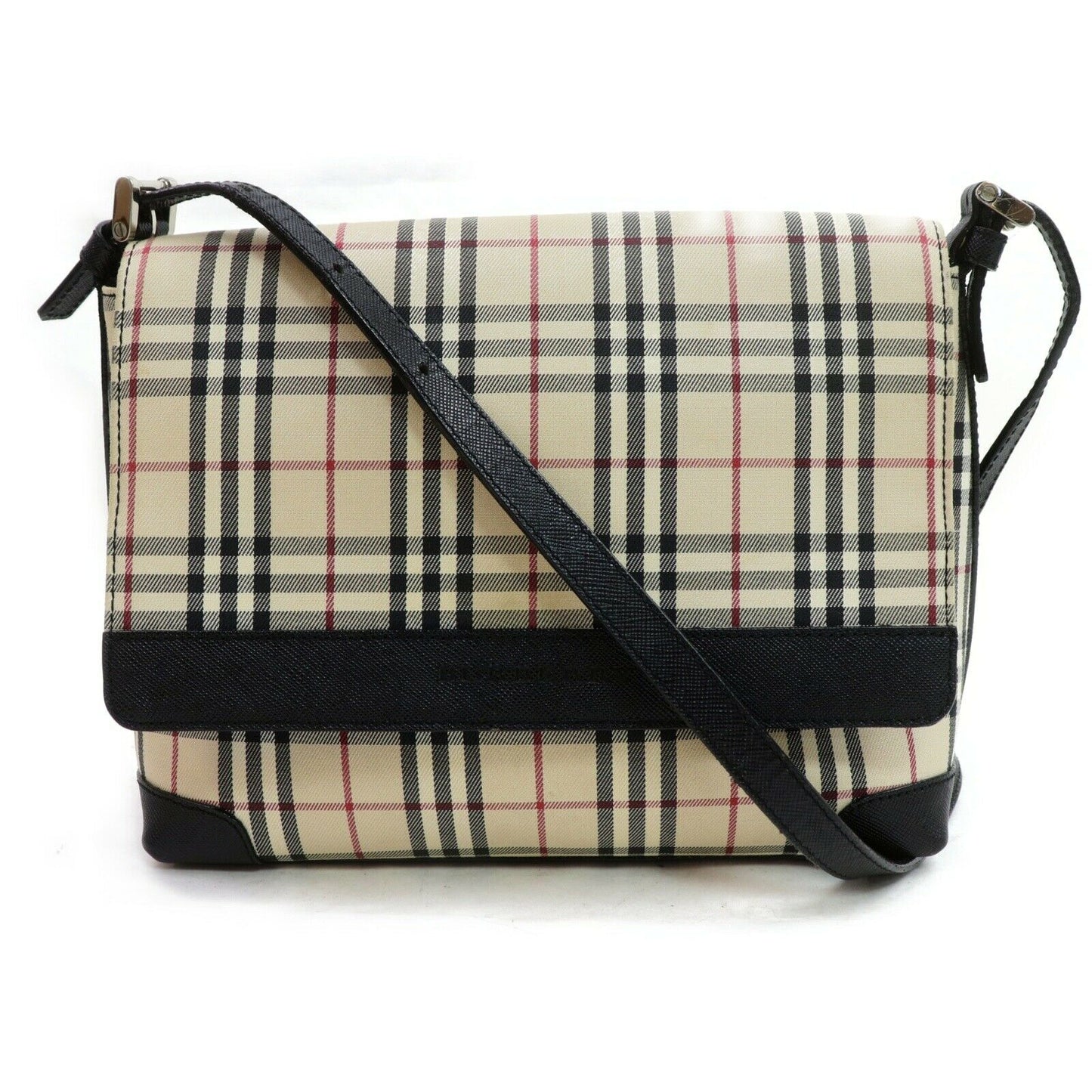 Burberry Damier Canvas Beige Shoulder Bag Style 2