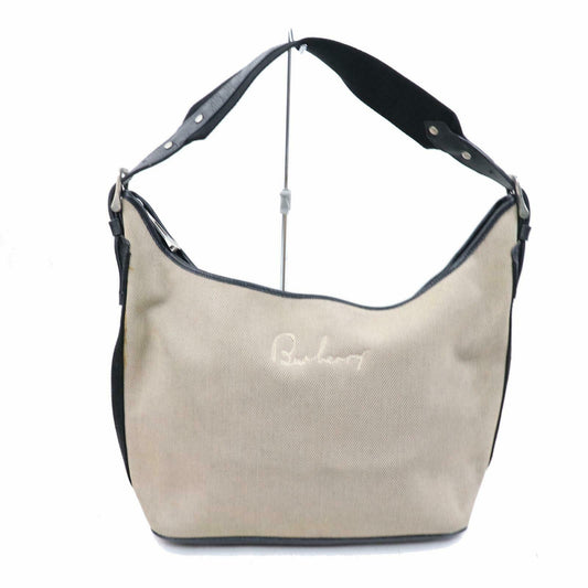 Burberry Damier Canvas Black Shoulder Bag