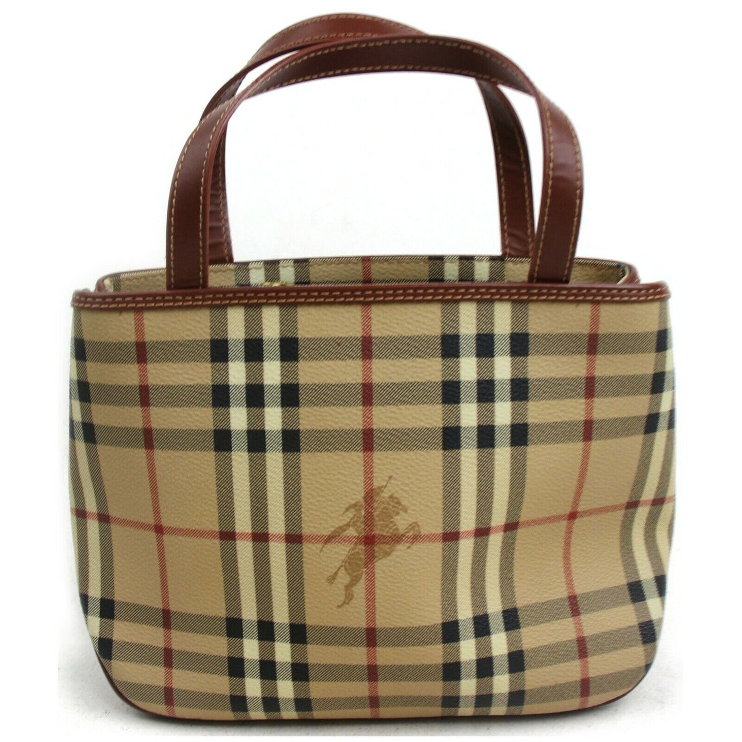 Burberry London PVC Beige Handbag Style 2