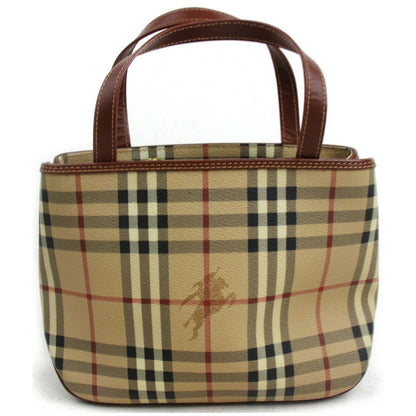 Burberry London PVC Beige Handbag Style 2