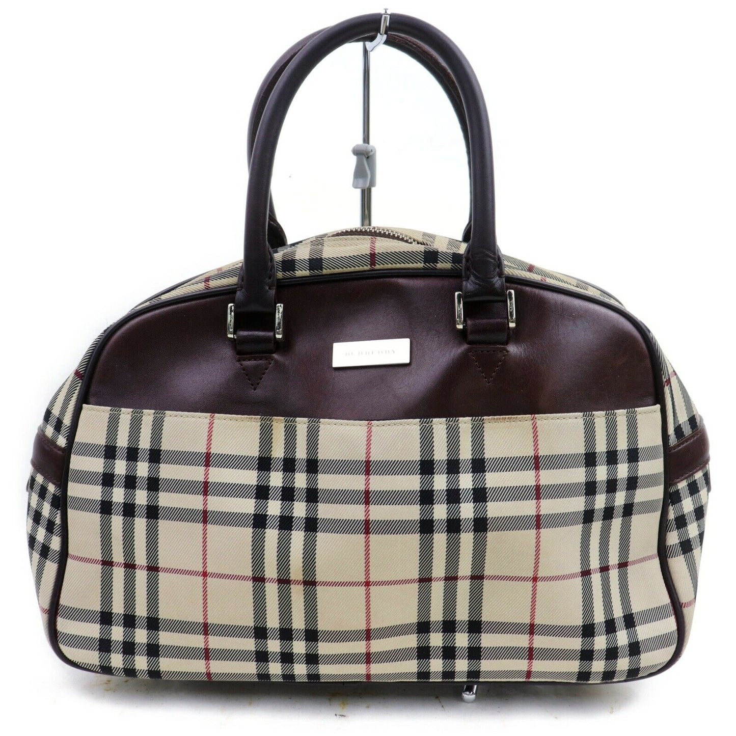Burberry London Nylon Brown Handbag