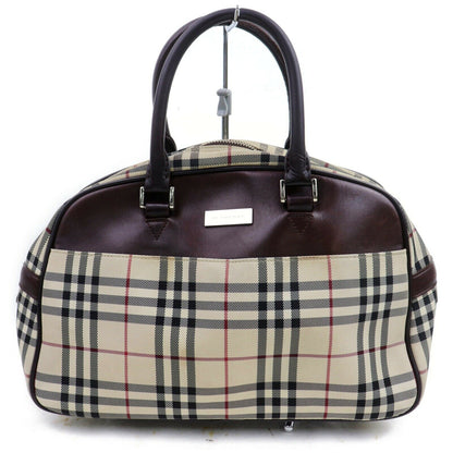 Burberry London Nylon Brown Handbag