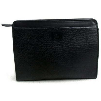 Burberry Leather Black Clutch Bag