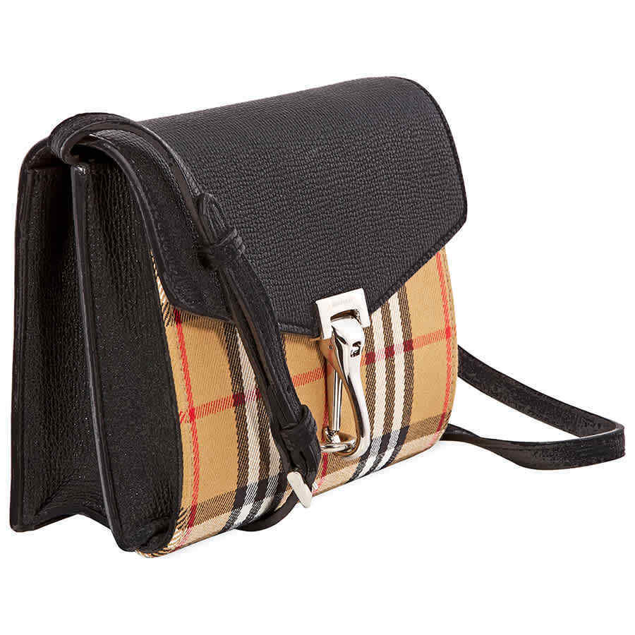 Burberry Mini and Leather Black Crossbody Bag