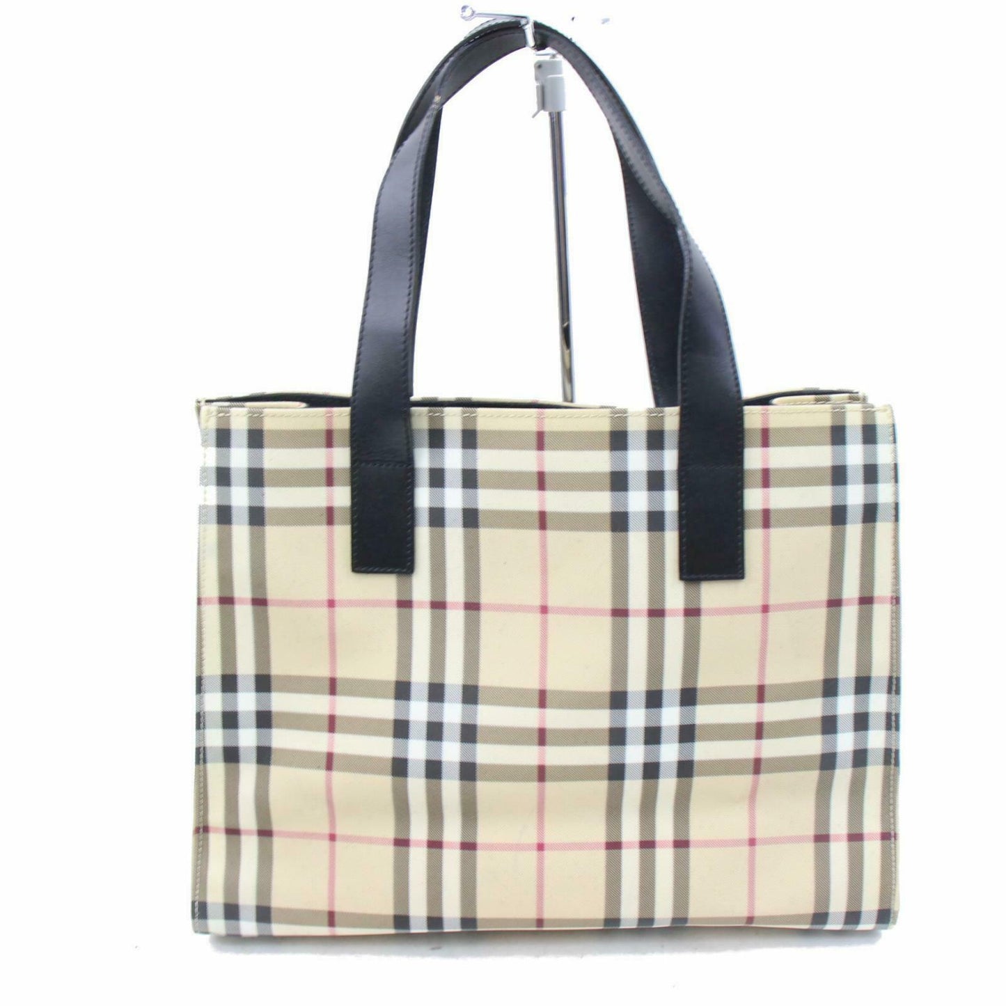 Burberry PVC Beige Tote Bag