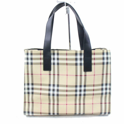 Burberry PVC Beige Tote Bag