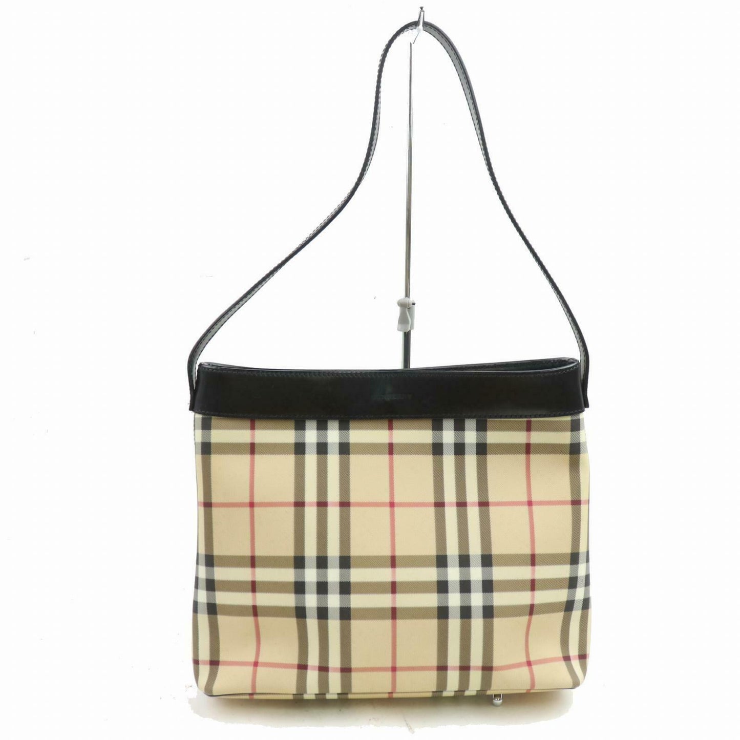 Burberry London PVC Beige Tote Bag