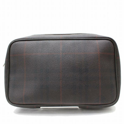 Burberry London PVC Brown Clutch Bag