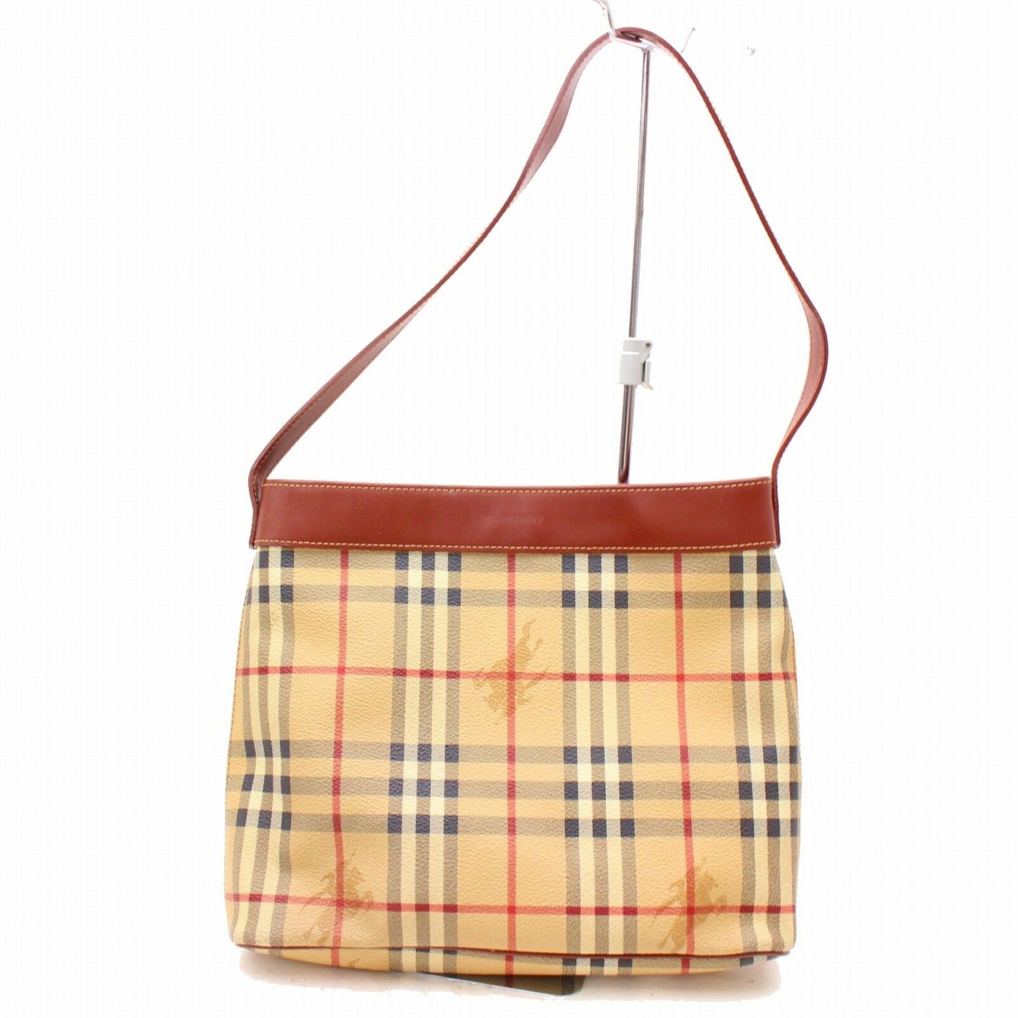 Burberry London PVC Beige Shoulder Bag Style 2