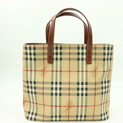 Burberry London Light PVC Brown Handbag