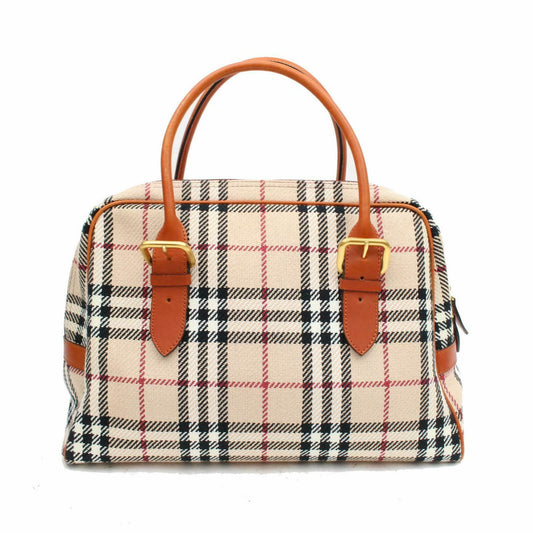 Burberry Damier Canvas Beige Handbag Style 3