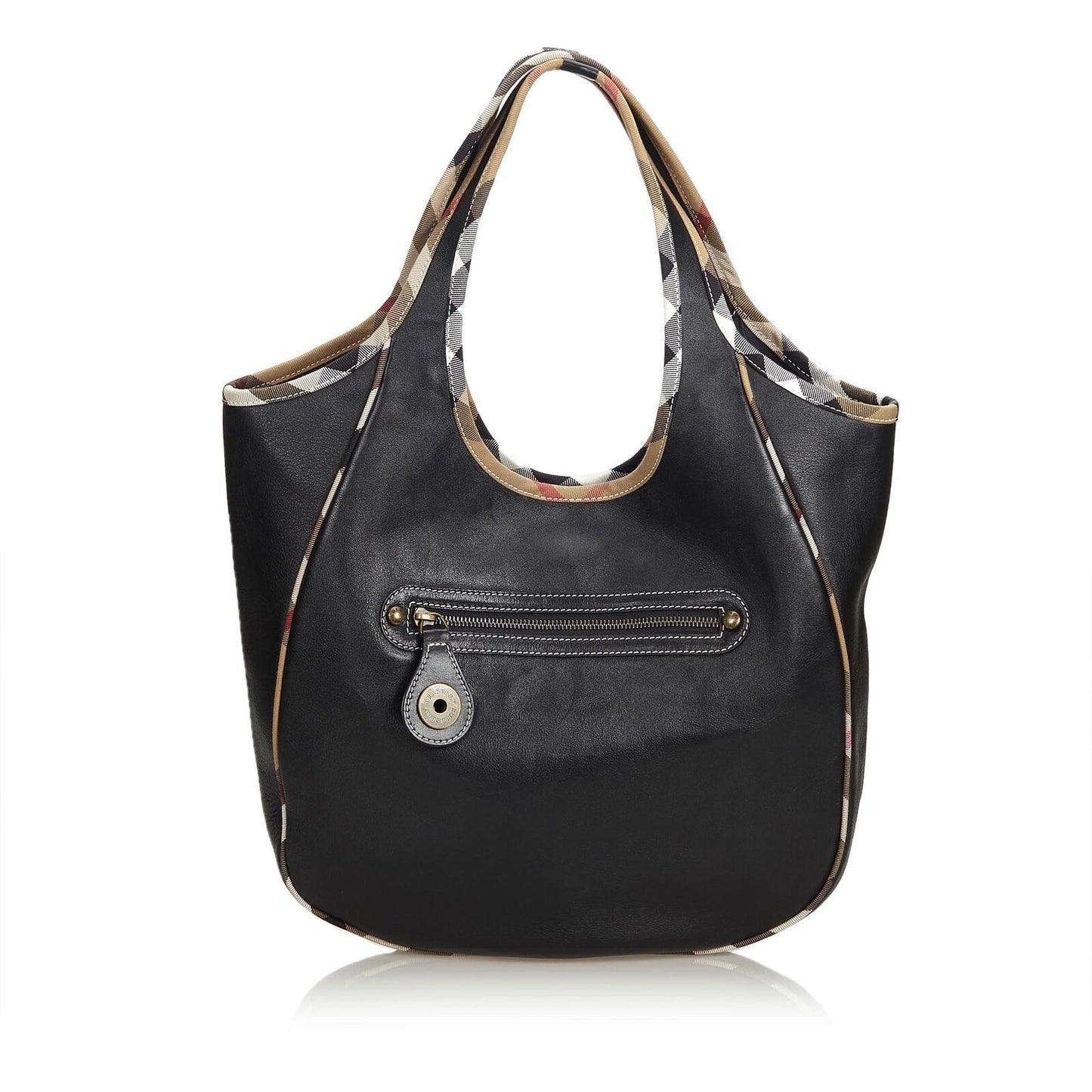 Burberry Others United Leather Black Tote Bag Style 2