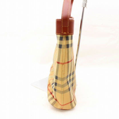 Burberry London PVC Beige Shoulder Bag Style 2