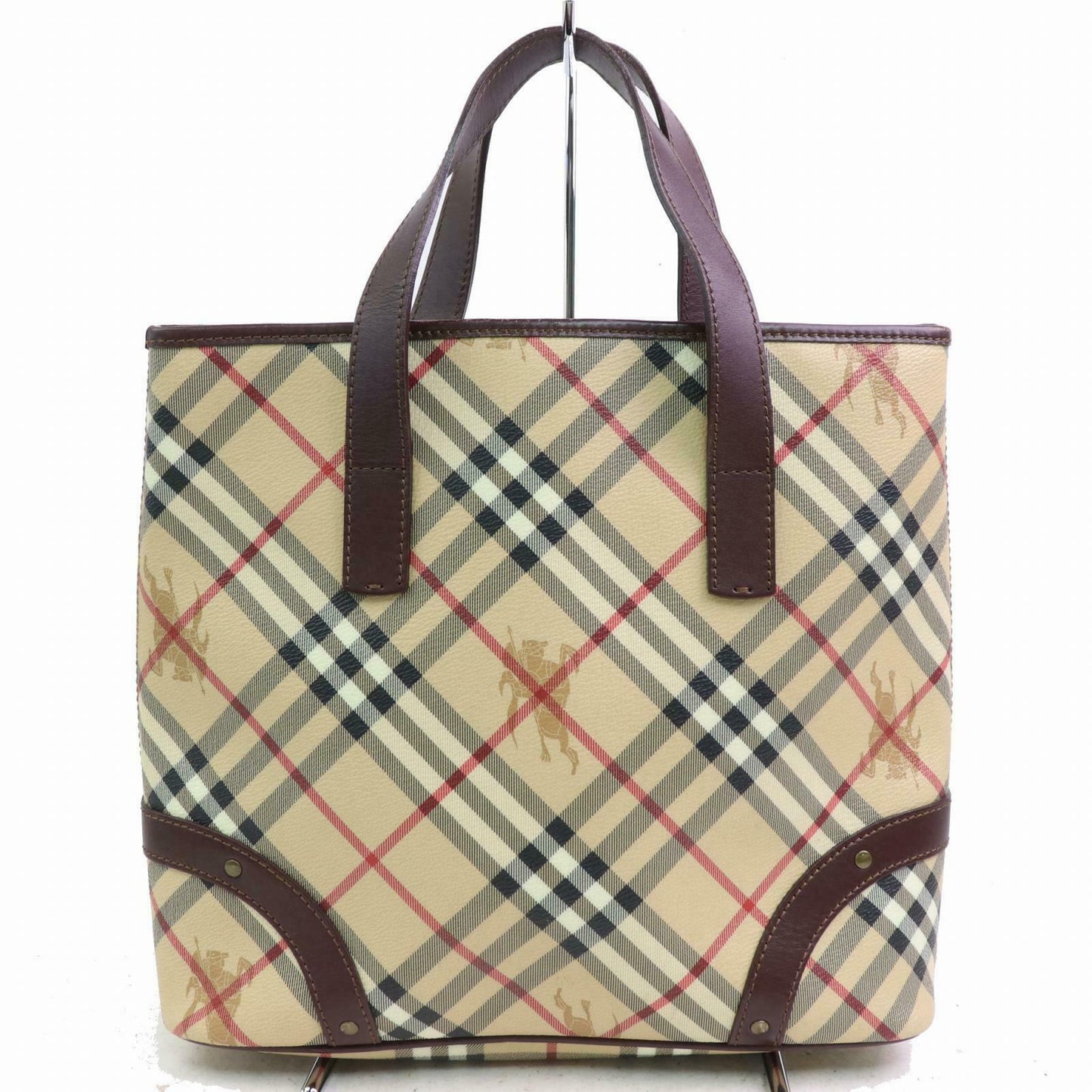 Burberry Light PVC Brown Tote Bag
