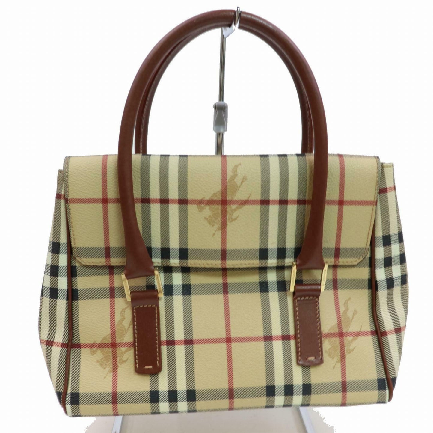 Burberry London PVC Beige Handbag