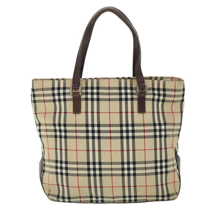 Burberry Cabas Brand Brown Handbag