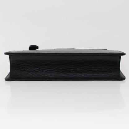 Burberry Brand Leather Black Clutch Bag Style 7
